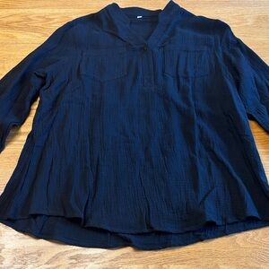 Elegant Black Women's Top